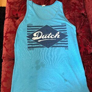 Blue Dutch Bros Tank- L